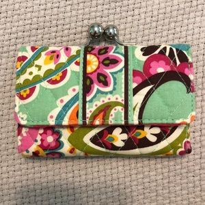 Vera Bradley wallet with coin purse